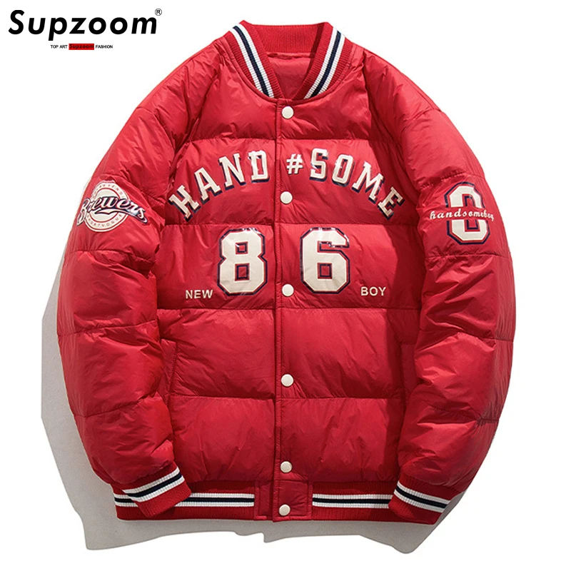 Supzoom New Arrival Children\'s Clothing Boys\' Baseball Autumn And Winter Large Letters Printed Cotton Padded Coat Casual Jackets