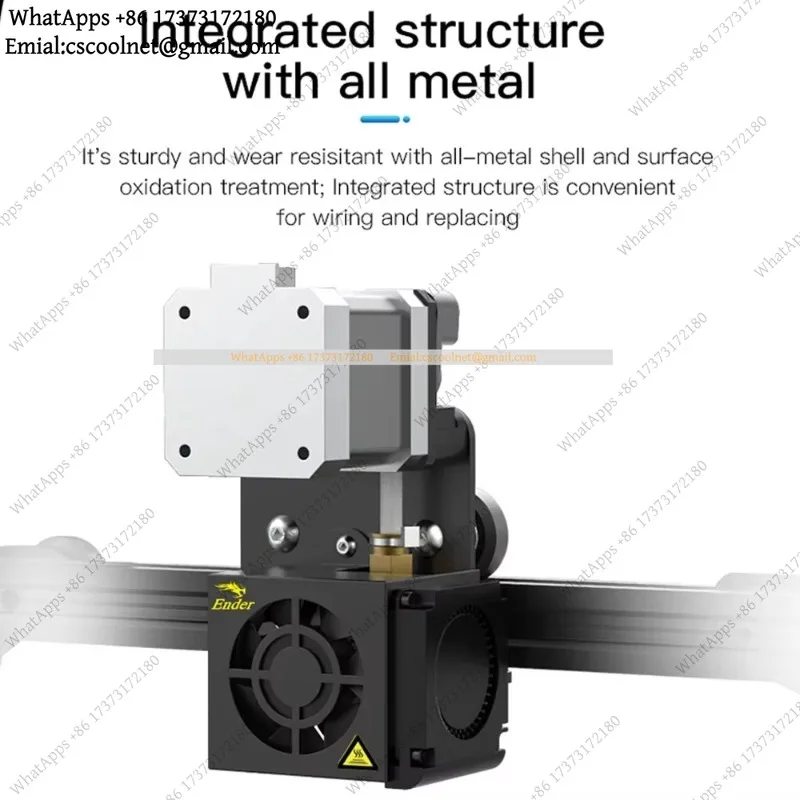JS02 Direct Drive Extruder Kit 42-40 Stepper Motor Hotend 1.75mm Fan Cables for Creality Ender-3 Pro