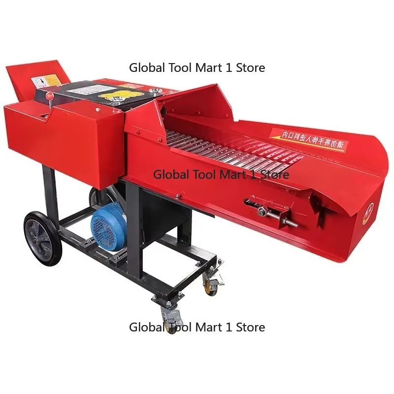 Multifunctional Low Cost Chaff Cutter Machine Automatic Chaff Cutter Feeding Animal With Hopper for Straw