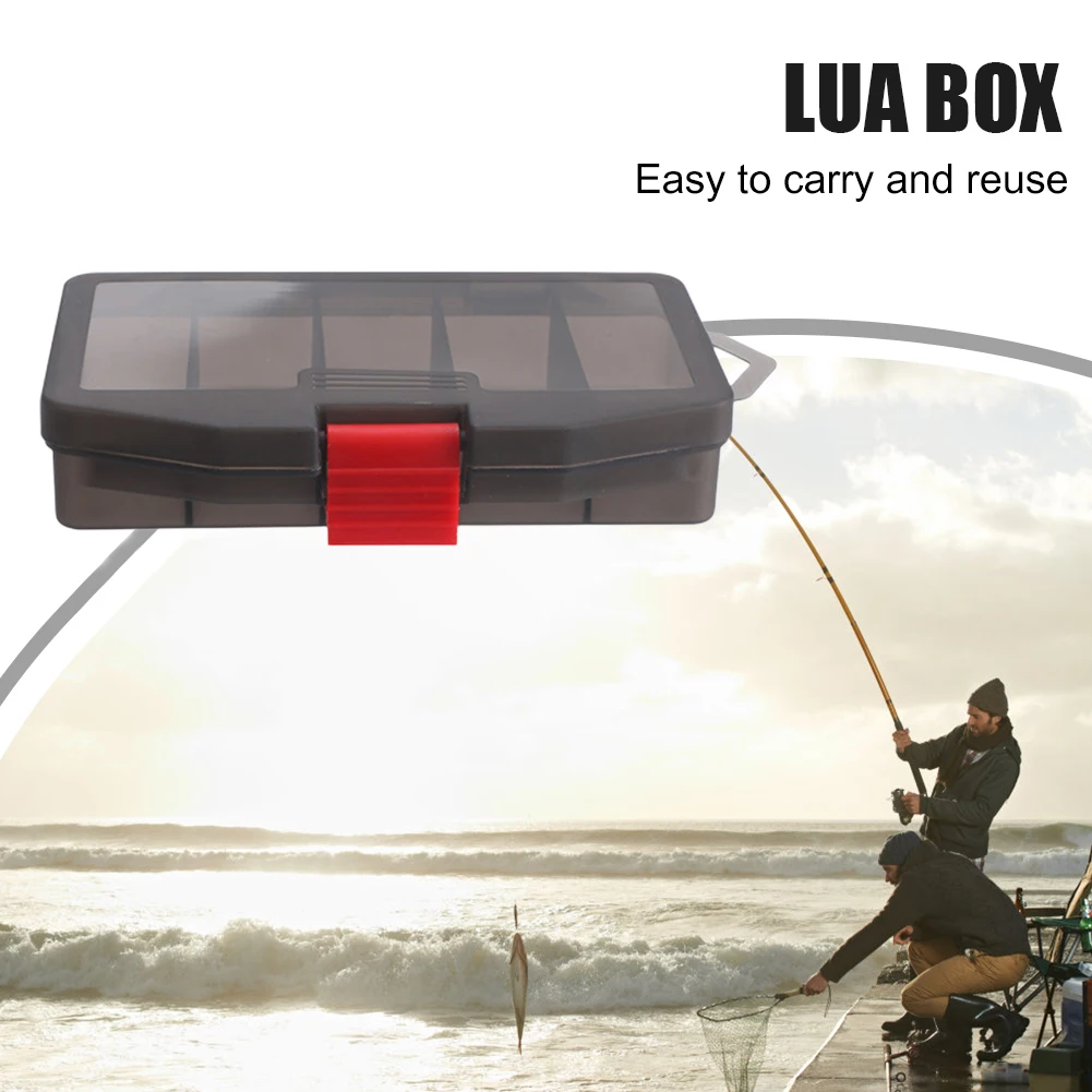 متعددة الوظائف الصيد الطعم صندوق مقاوم للماء الصيد حبة هوك حامل المقصورات الصيد إغراء المنظم معدات صيد الأسماك الملحقات #5