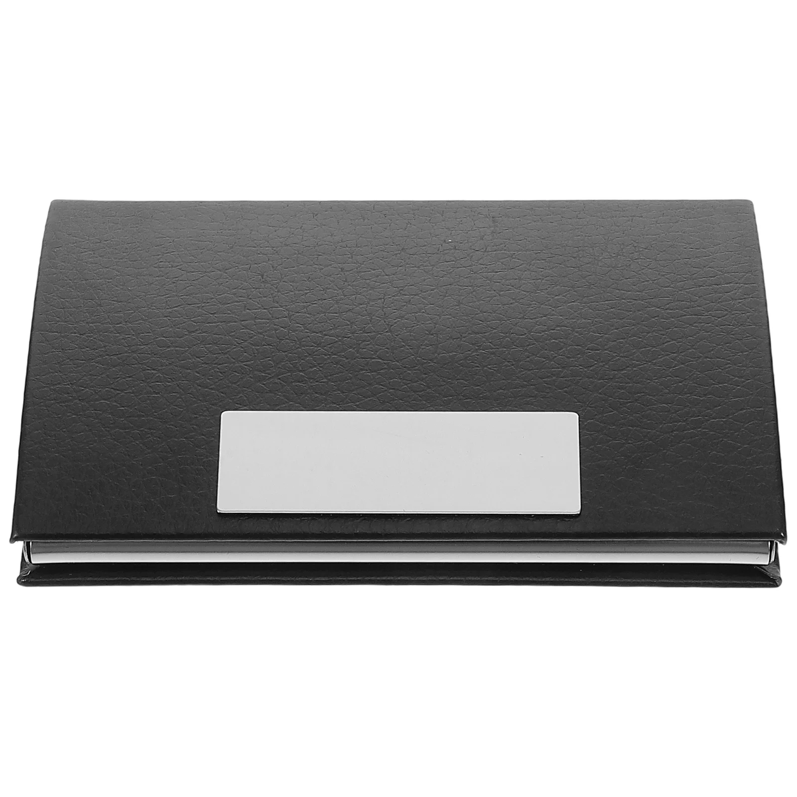 

Business Card Holder Metal Magnetic Flip Cover Large Capacity Portable Credit Card Organizer For Professionals Networking Events