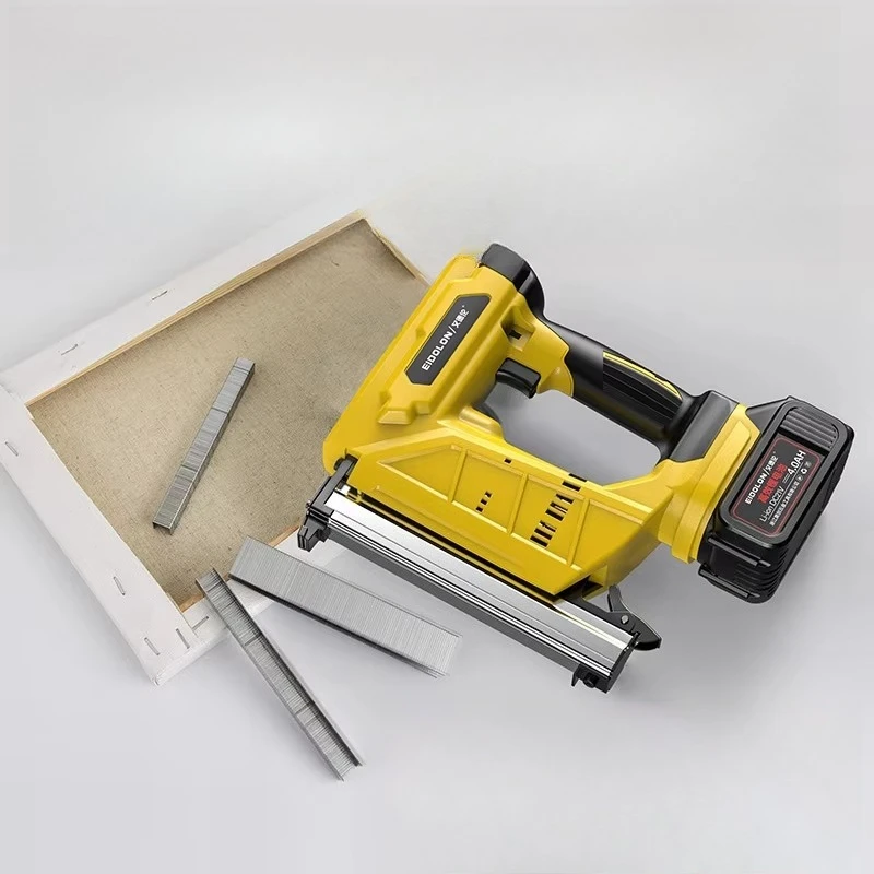 

Lithium battery 1022J electric code nail gun u type 422j nail gun woodworking nail shooter 1013 soft package pneumatic