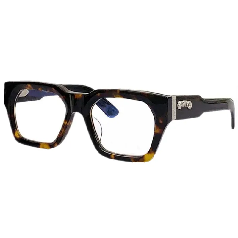 NEW CHRetro-Vintage 92S5 Concise Square Frame Punk Style Bold Imported Acetate Fulrim for Prescription 53-21-155 Goggles