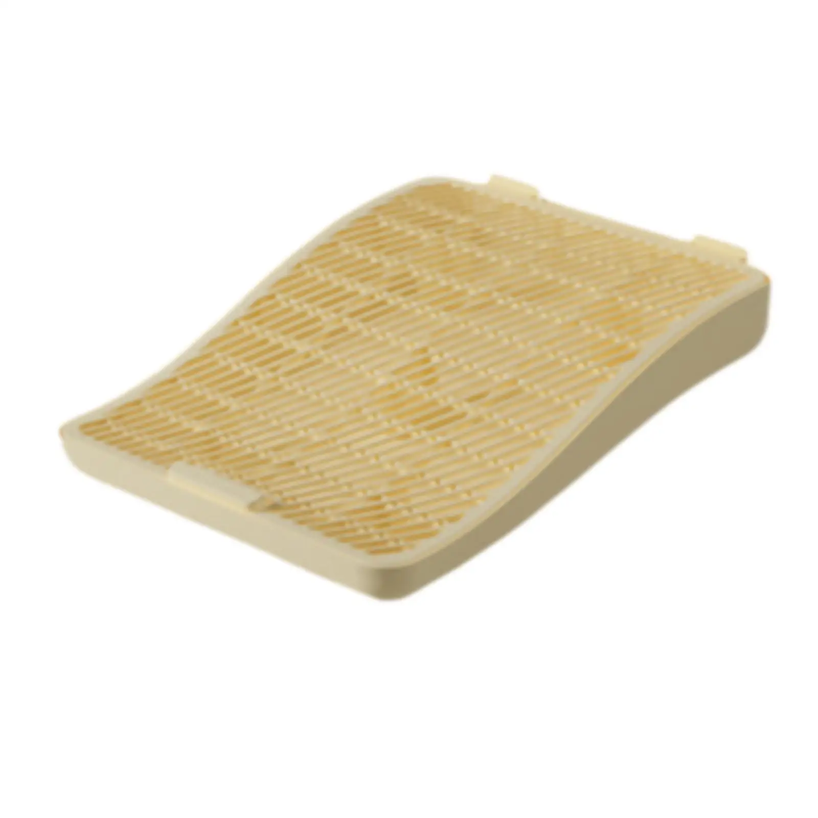 Cat Litter Sand Tray with Grated Top Catcher Mat for Kitty Waste Box Indoor Use