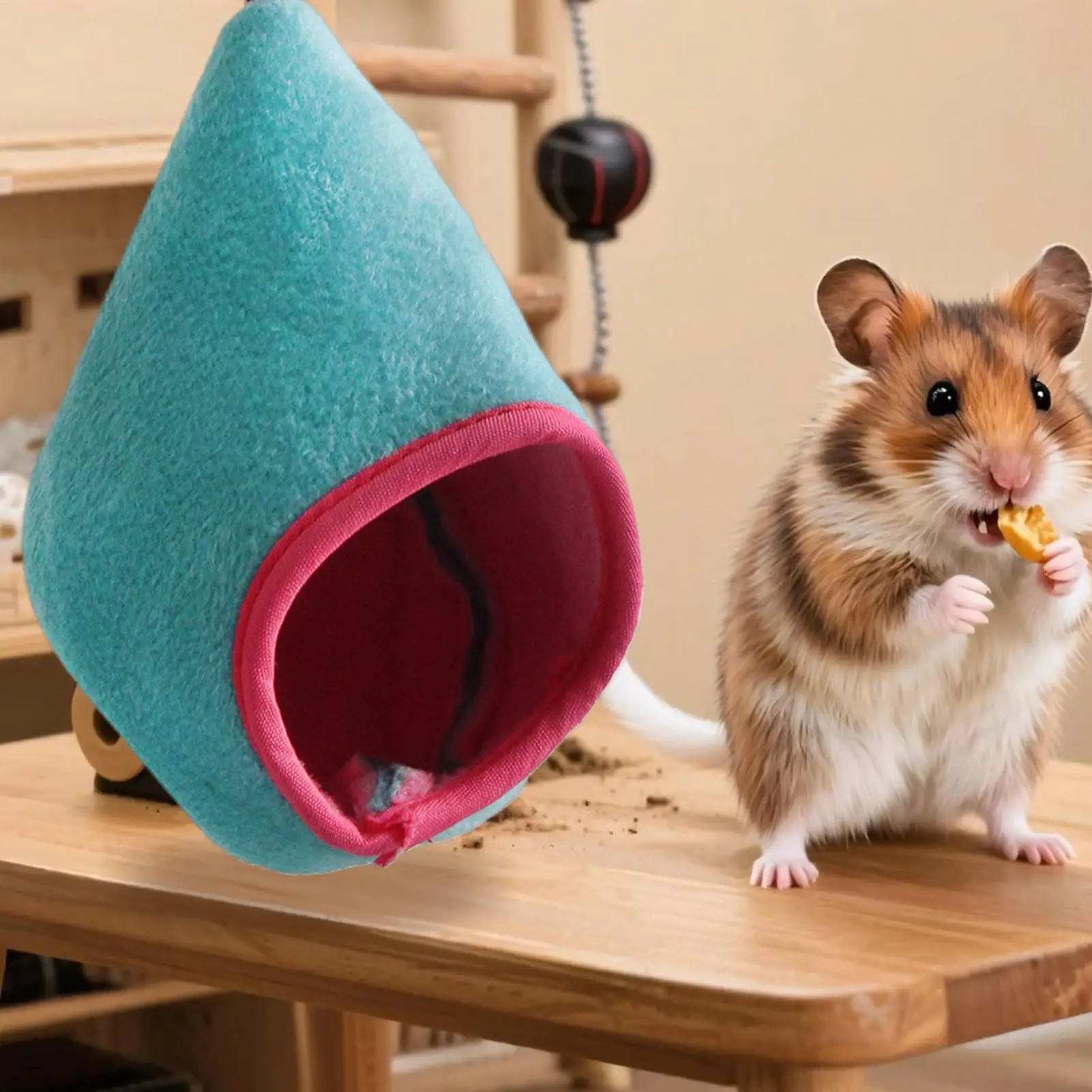 1 hamac pour chinchilla, nid suspendu pour hérisson, hamac pour hamster et écureuil, pour l'enrichissement, la relaxation et le sommeil, pour animaux de compagnie de petite taille, intérieur/extérieur