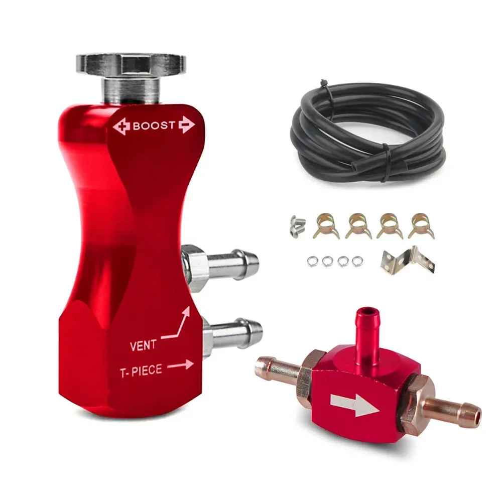 Universal Manual Turbo Boost Controller Bleed Valve Pressurize Regulating Kit Car Modified Turbocharged Regulator Aluminum view 4