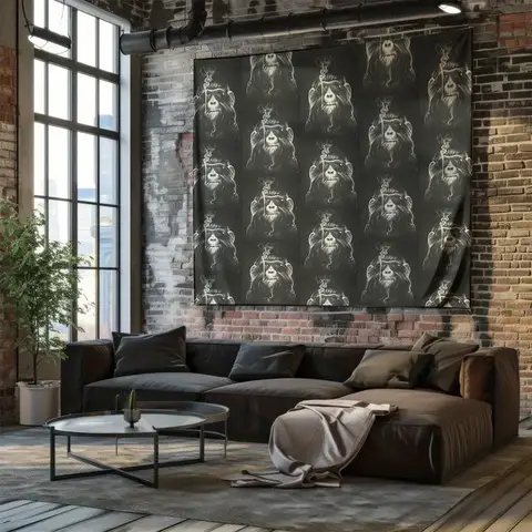 보헤미안 태피스트리 벽걸이 자연 풍경 산림 신비로운 예술 홈 데코 침실 장식 기숙사 장식 축제 장식