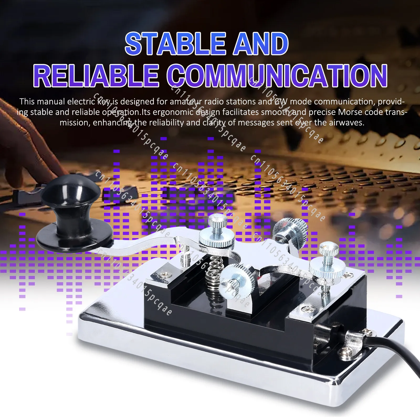 Shortwave radio Morse Morse code CW telegraph, shortwave radio K4 heavy key CW communication