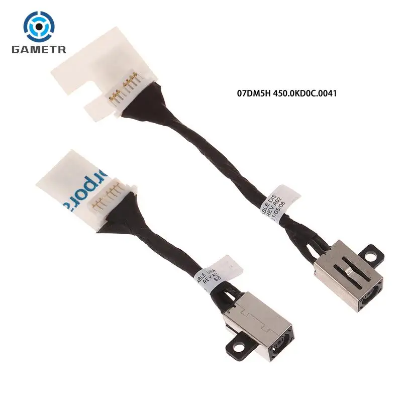 For  Latitude 3410 3510 E3510 E3410 Laptop Charging Flex Cable 07DM5H 0N8R4T DC Power Jack cable