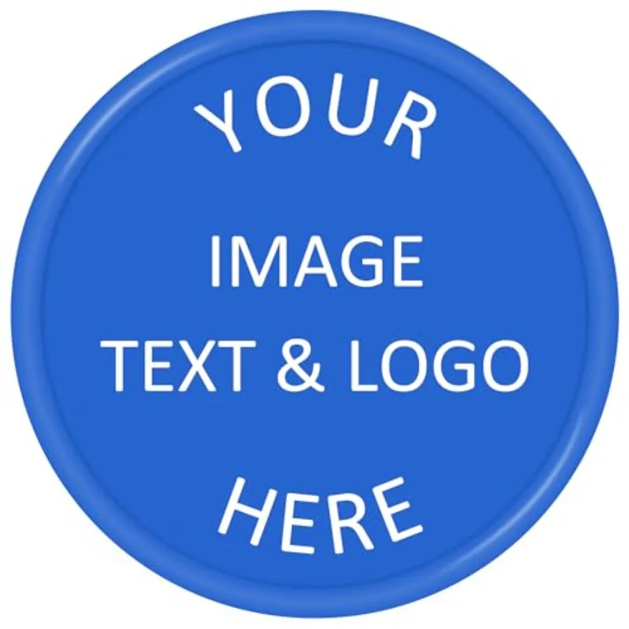 

500 Custom Plastic Chips Personalized Your Own Photo Text Logo on a Chip Double Sided Printing Good for Beer or Drink in Bar To