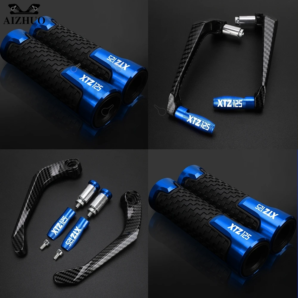 

FOR YAMAHA XTZ125 XTZ 125 2014 2015 7/8" 22MM Motorcycle Handlebar Grips Guard Brake Clutch Levers Handle Bar Guard Protector