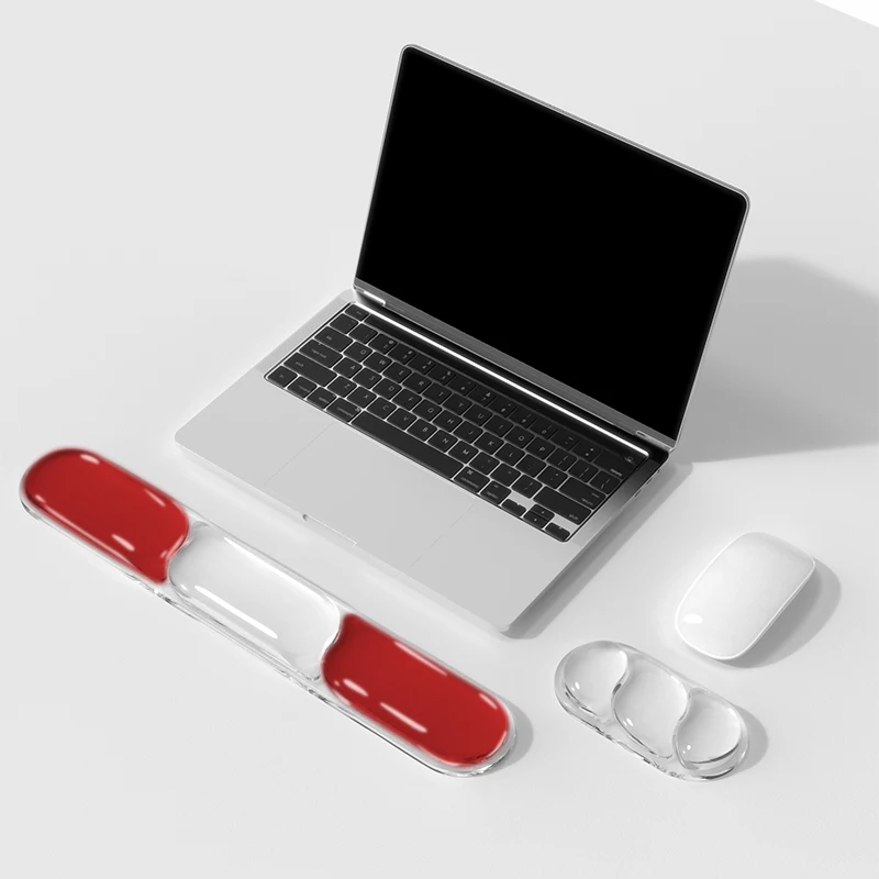

Gel Mouse Keyboard Wrist Rest Bundle Set, Ergonomic Keyboard and Mouse Pad With Wrist Support, Keyboard Wrist Rest, Cooling Gel
