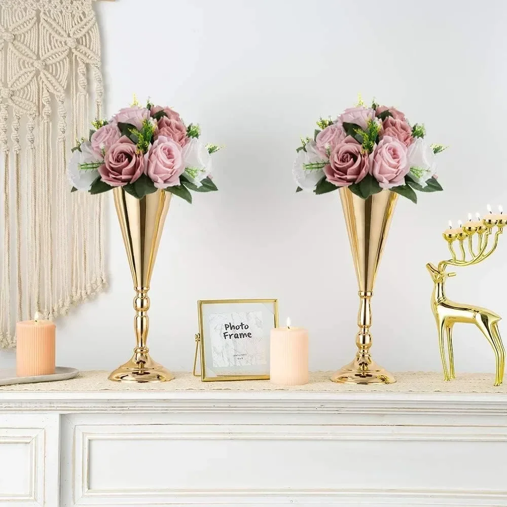 Centros de mesa de flores para mesas, bolas rosas besándose para bodas, arreglo Floral Artificial, decoración de pieza central