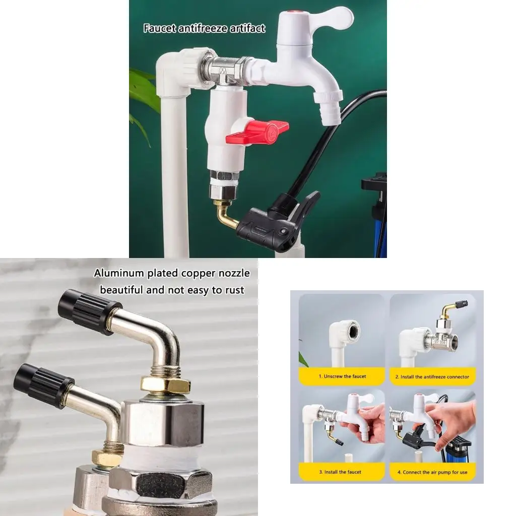 

Cold Weather Water Pipe Insulation Covers Accessory for Home And Garden