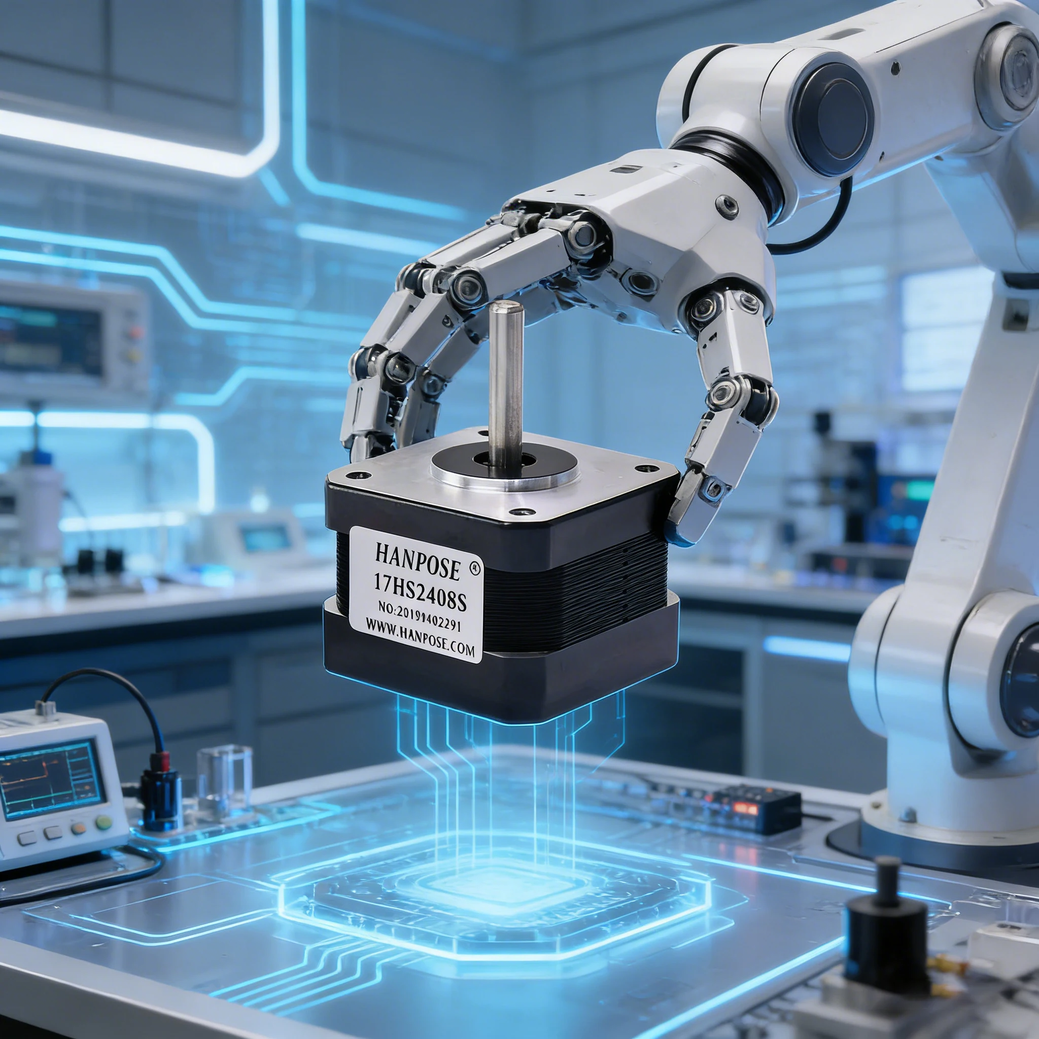 

NEMA17 5PCS 17HS2408S stepper motor 2.15V 1.3A two-phase four wire 3D printing accessories motor manufacturer direct sales