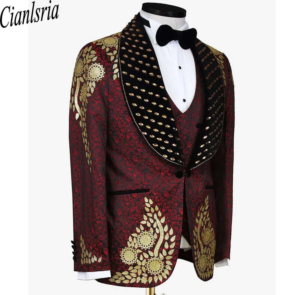 Herrenanzug (Jacke + Hose + Weste)