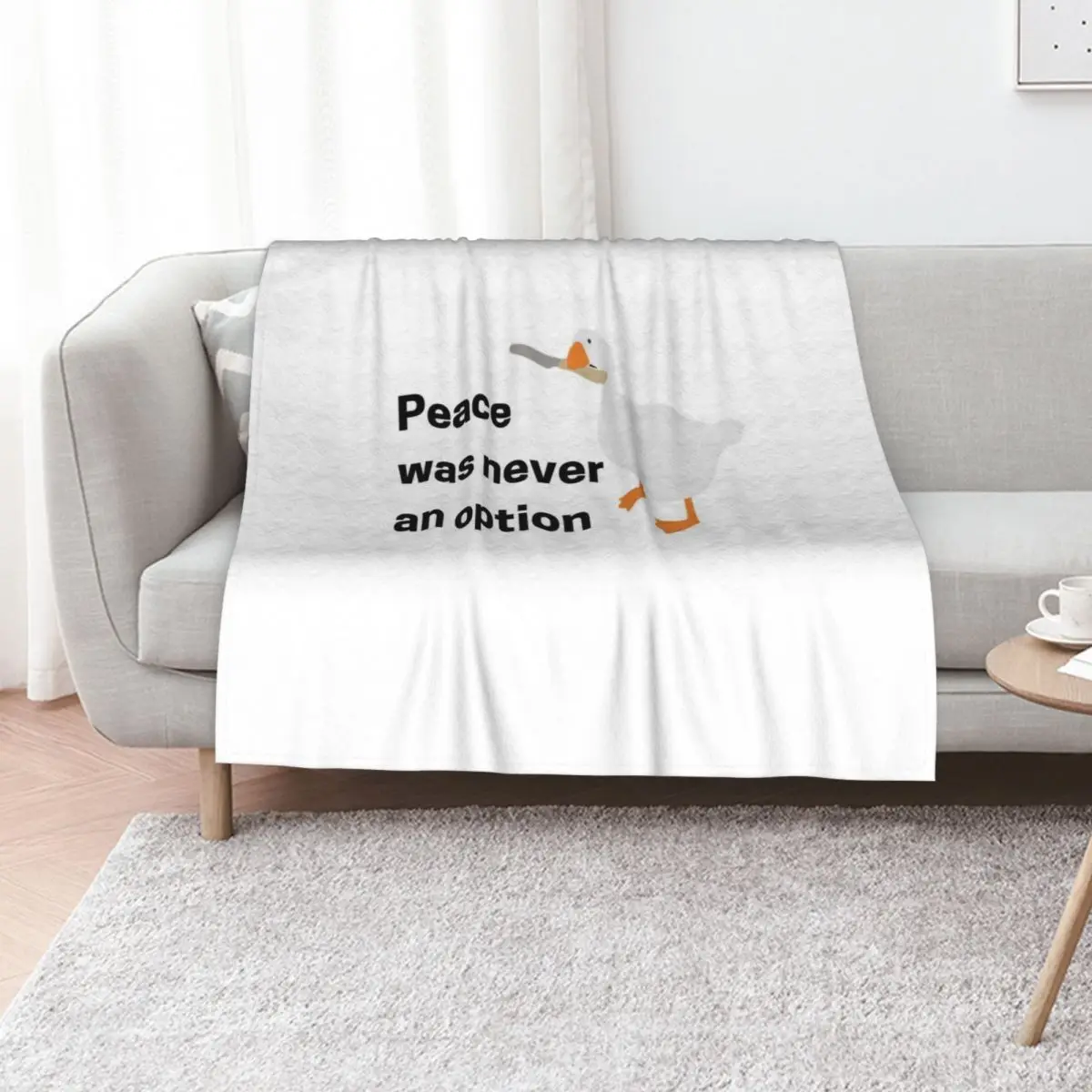peace was never an option Throw Blanket Fashion Sofas Camping Hairys Plaid on the sofa Custom Luxury Thicken Blankets