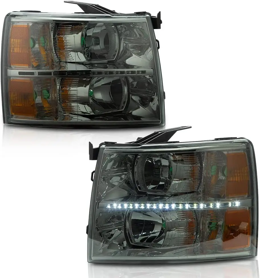 

Светодиодная точечная фара, совместимая с Chevy Silverado 1500 2500 3500 и HD 07-13 (для 2500HD/3500HD, подходит для нового корпуса 2007 года и старого B 2014 года.