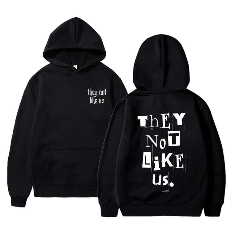 

Best Famous Rapper Kendrick Lamar They Not Like Us Letter Print Hoodie Men Women Hip Hop Oversized Sportswear Man Fleece Hoodies