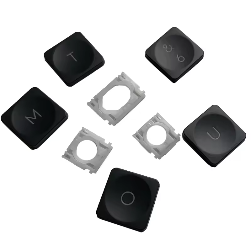 Zwarte Vervanging Gloednieuwe Keycap Sleutelkap Schaarclip Scharnier Knop Voor Logitech Mx Logitech Craft Yr0064 Mx Toetsen Voor Mac