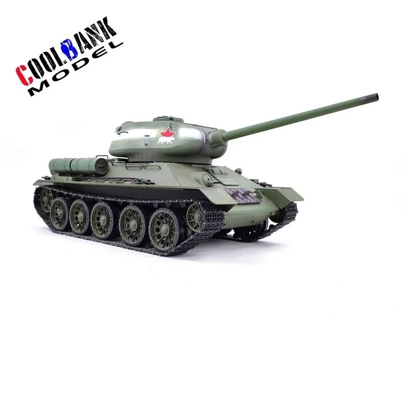 รถถังของเล่นรุ่น T-34 โซเวียต ยี่ห้อ Henglong รุ่น 3909 ควบคุมด้วยรีโมทไฟฟ้า ยิงลูกกระสุน BB ได้  แบบจำลองระดับทหาร สำหรับเด็กอายุ 14 ปีขึ้นไป