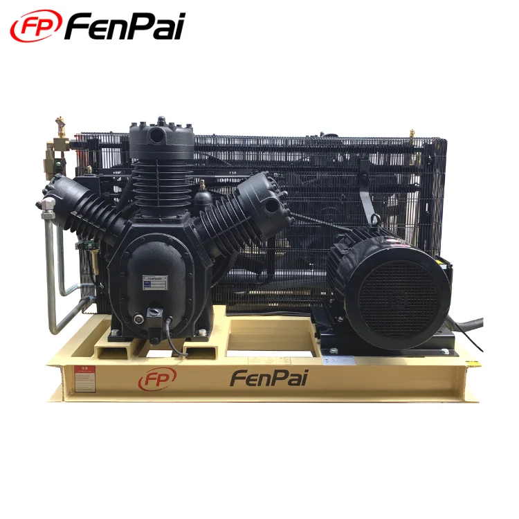 

Fenpai 30bar Set of air Compressor High Pressure Double Piston Compressor for PET Bottle Blowing
