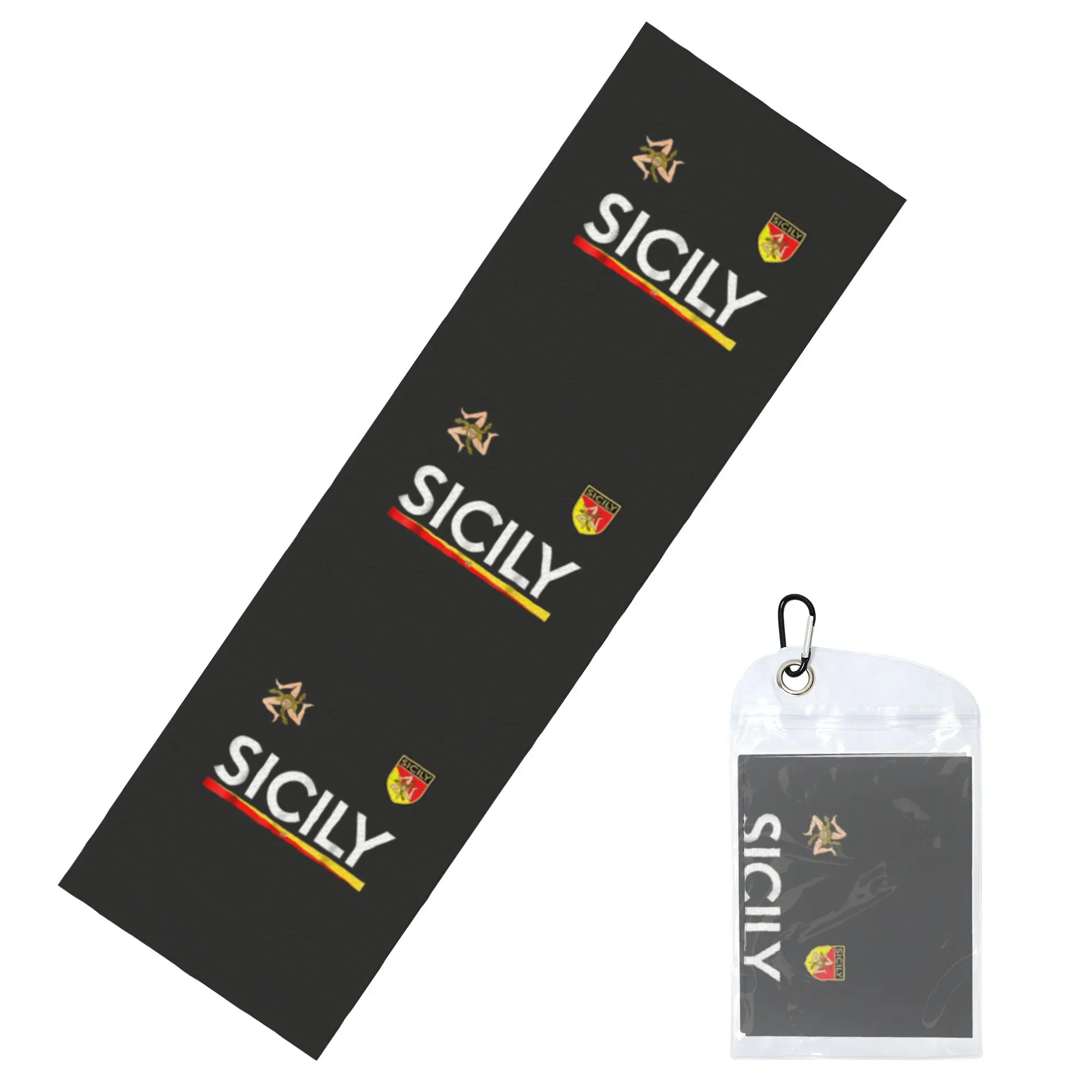 Sicilia Soccer Sicily Italy Football Jersey Cold Exercise Towel Italian Super Soft Instant Cooling Towel Swimming Towels