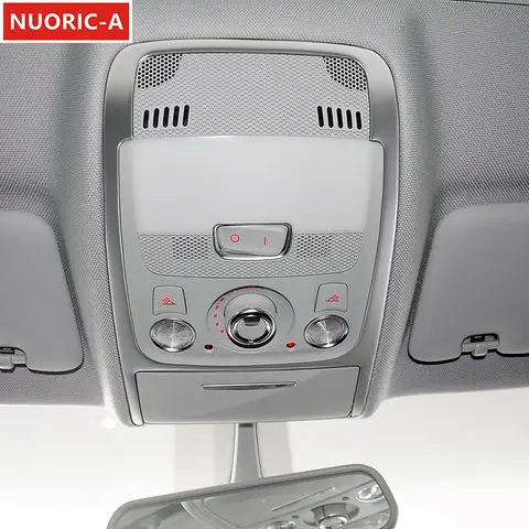 스테인레스 스틸 지붕 독서 램프 프레임 장식, 아우디 A4 B8 Q5 2009-2016, 자동차 스타일링 돔 라이트 커버 트림