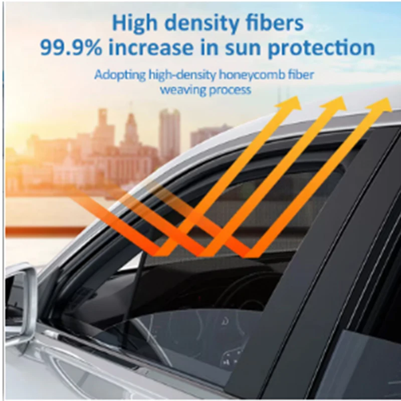 

For Toyota Land Cruiser Prado J120 Accessories MK3 2002-2009 Car Window Sun Shade Mesh Covers Anti UV Visors Sunshade Baffle Net