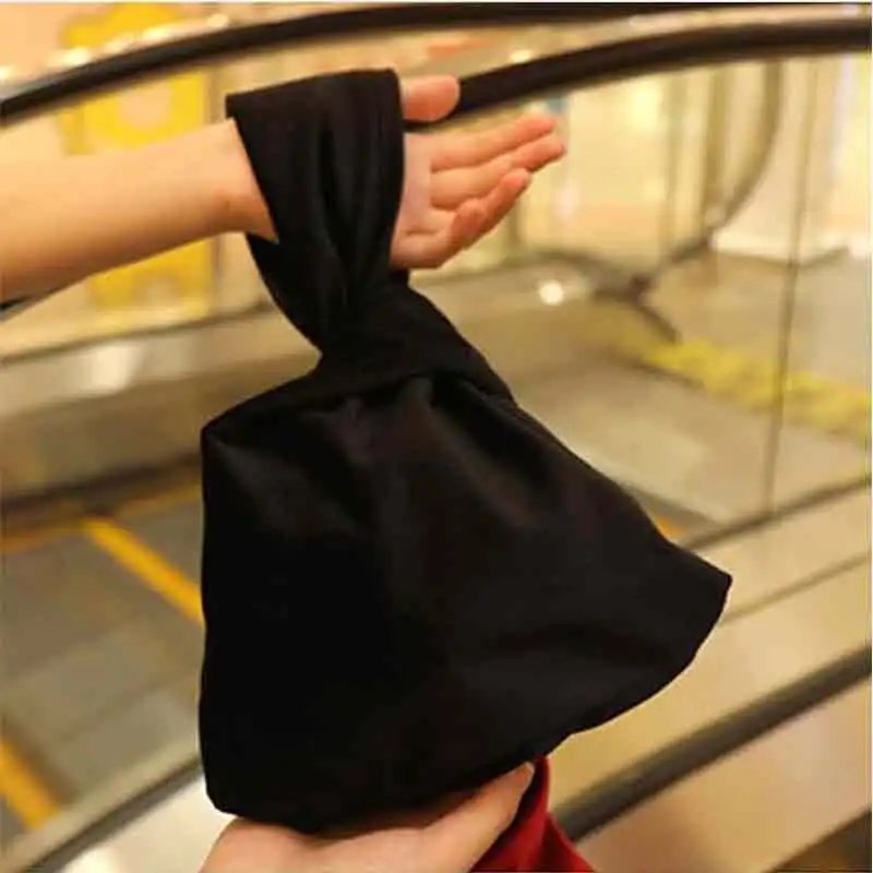 MJ03 Velvet Knot Bag,Phone Wallet Clutch Bag Gift for Women