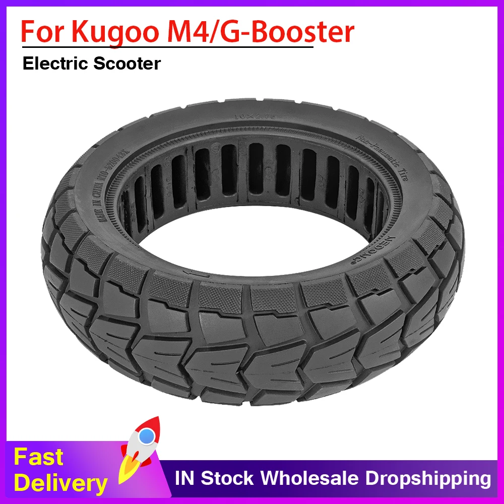 10x2.75 Solid Tubeless Tire Hollow 85/65-6.5 Tyre For KuGoo M4 Electric Scooter for Kugoo G-Booster G2 Pro Puncture Proof Tires