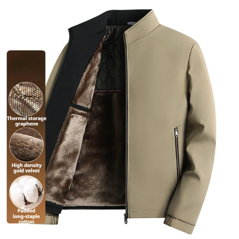 

Winter New Thick Warm Jacket Men Casual Business Coat Men Blazer Autumn Classic Office Dress Men's Winter Jacket Social Blazers
