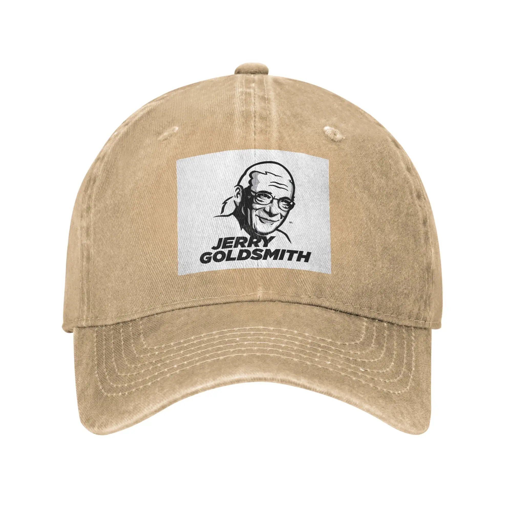 Jerry Goldsmith Vector Fashion Baseball Cap  Low Profile Men's Caps  Camping Men's Caps