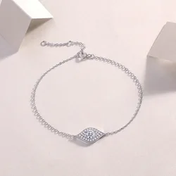 925 Silver 0.5ct Iced Moissanite Diamond Bracelet for Women Fine Jewelry White Gold Plated Pass Diamond Tester Wholesale Gift