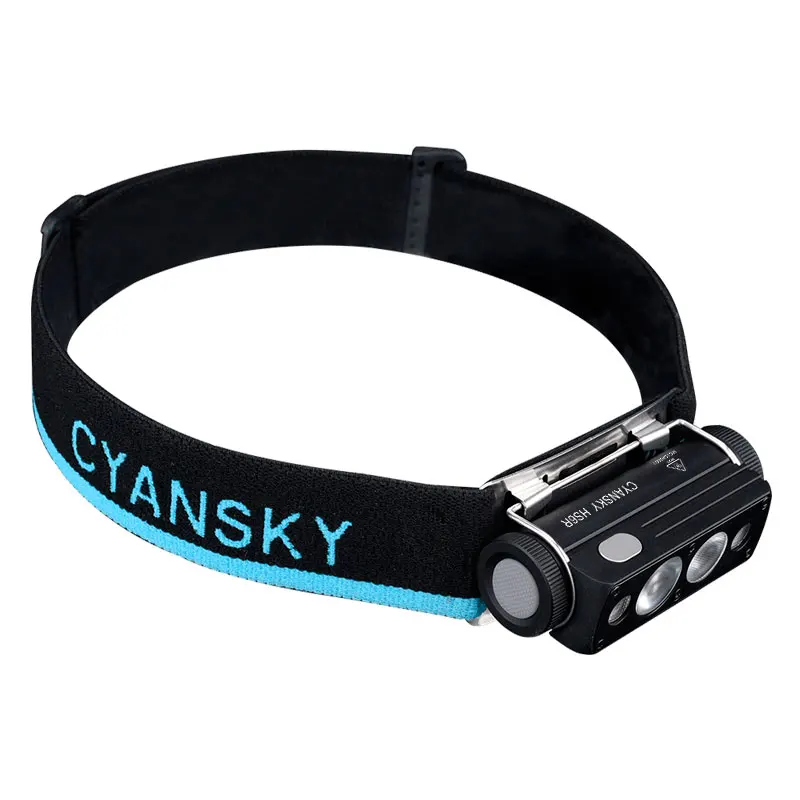 CYANSKY HS6R 1400LM 170M LED Headlamp Built-in 2600mAh 18650 Battery USB-C Rechargeable IPX8 Waterproof Camping Hiking Headlight