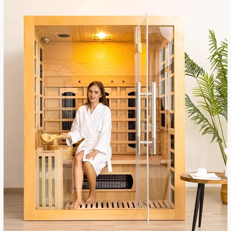 Household wet and dry steam sauna far infrared steam commercial sauna furnace volcanic stone steam sweating room