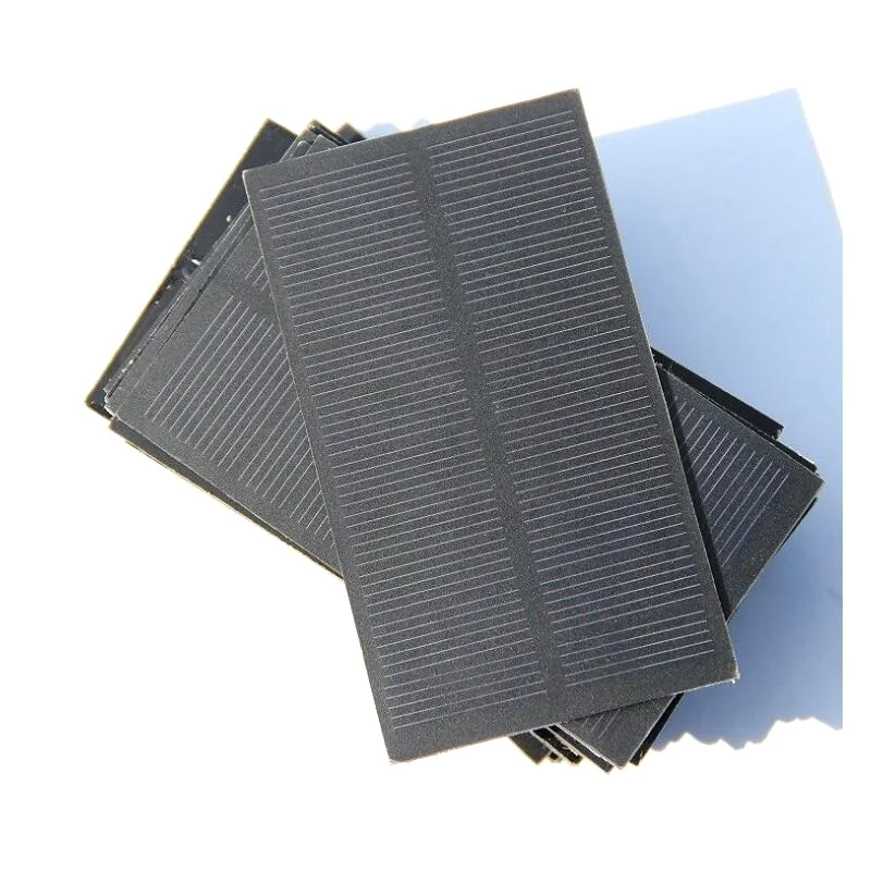 Factory Price 1000PCS 107*61MM 1W 5V Monocrystalline Silicon Solar Panel Charr Half Cell Solar Cell for 3.7V Battery