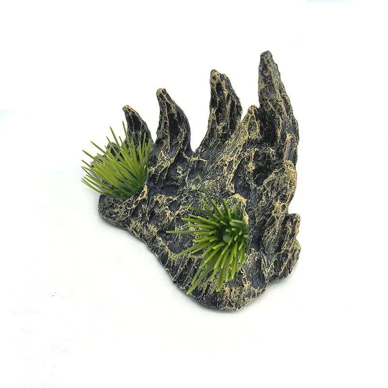 Resin Aquarium Decoration Fish Tank Simulated Canyon Ornament Acuario Rocks for Aquarium Fish Decor