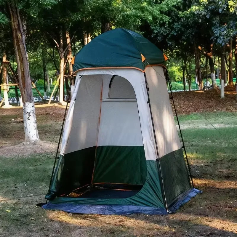All Season Waterproof Oxford Ice Fishing Tent Portable Warm Thick Shelter for 1-2 Person Winter Outdoor Fishing