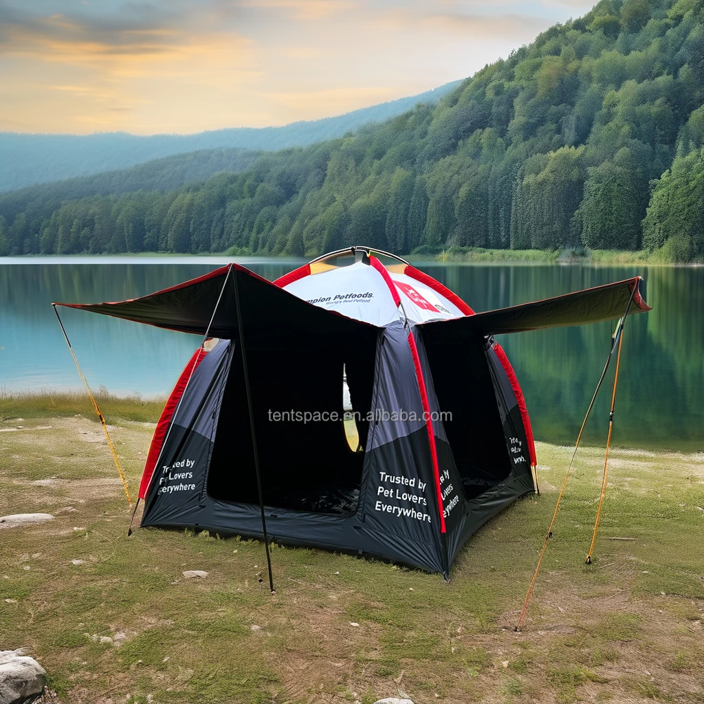 

Factory Custom Outdoor Camping Tent for 2 Persons Waterproof Oxford Fabric with Aluminum Pole for Events and Hiking