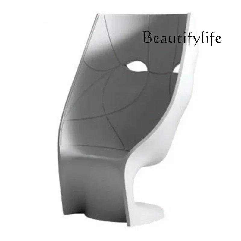 JB MCreative FRP Face Stool Heterosexual Leisure Chair Art Museum Single Shopping Mall Decorative Ornament