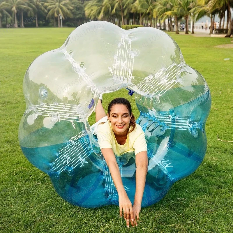 4 Feet Bubble Football, Equipped with Air Pump, Team Building, Special for Collision and Play