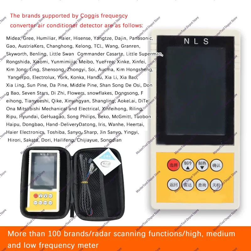 Multi-Brand Universal Frequency Converter Air Conditioner Detector Internal And External Unit Maintenance Instrument