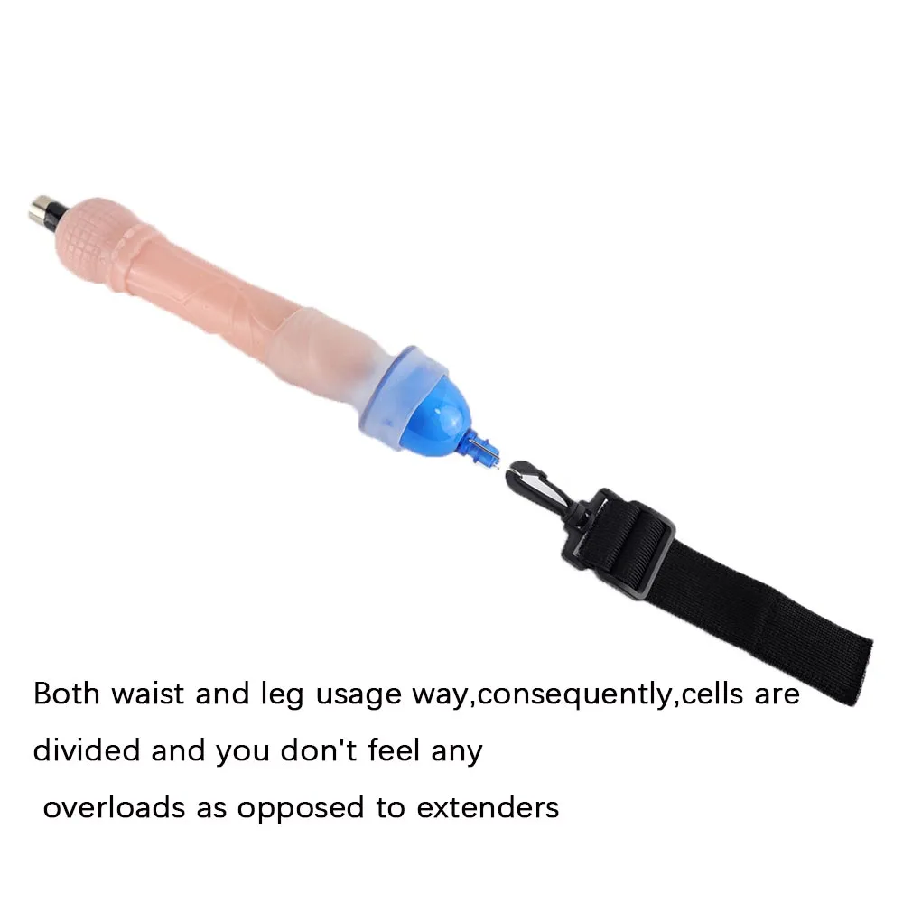 Men Penis Extender Tension Device Waist Leg Strap Hanger Dick Vacuum Pump Penile Clamping Glans Cup/Sleeve Delay Trainer Sex Toy