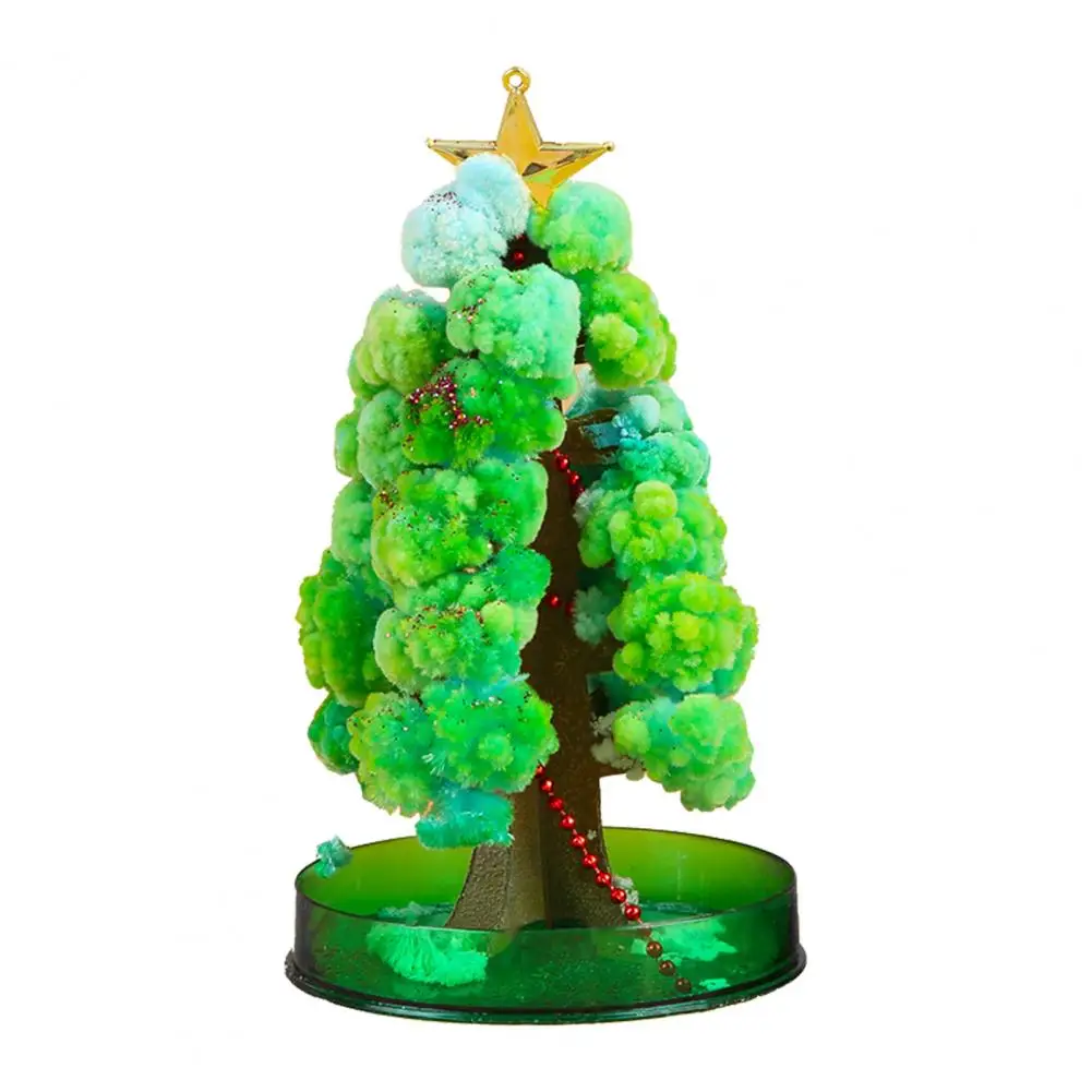 Practical Paper Tree Portable Growing Tree Toy Eye-catching Paper Tree DIY Crystal Growing Kit  Water Absorbent