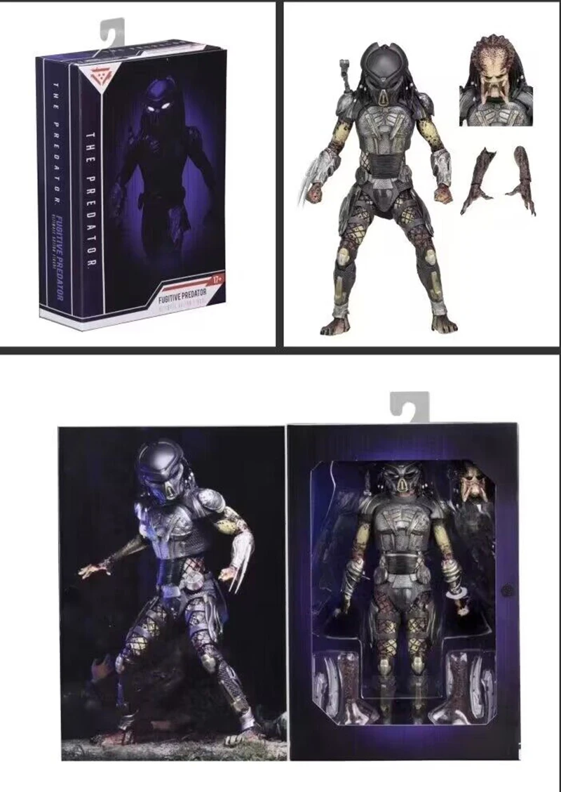 Neca Fugitive The Predator FIGURE Aliens VS Predator Thermal Vision ชุดของเล่นสำหรับสะสมโมเดลของขวัญ