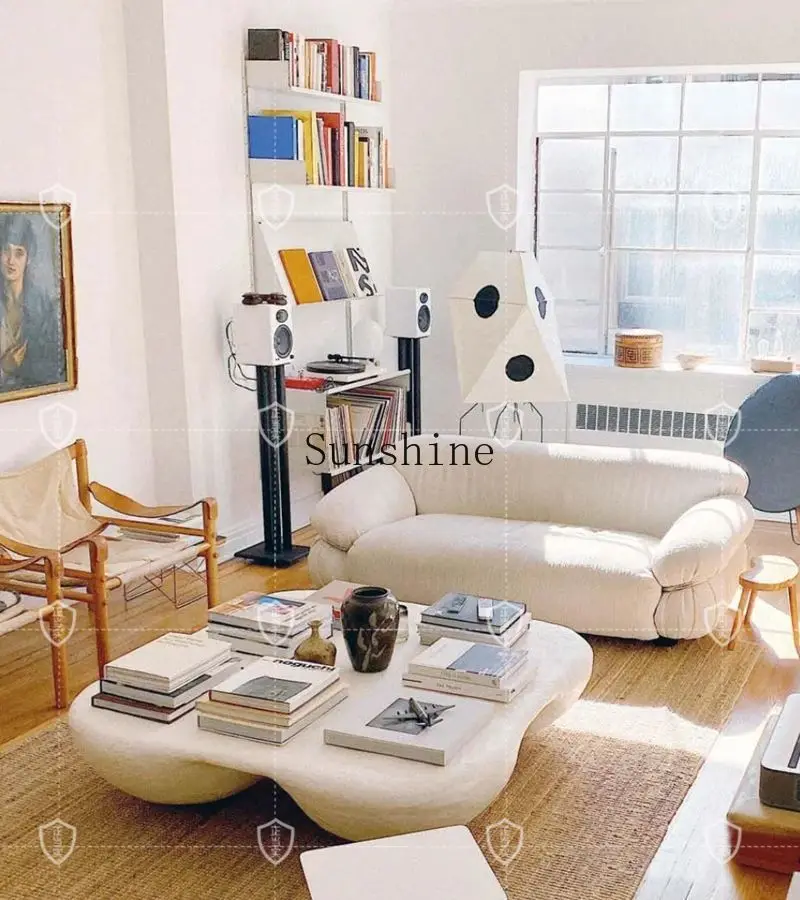 Surprise Wind Fang/Round Coffee Table Nordic Simple Coffee Table