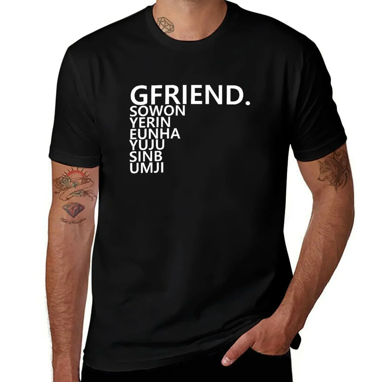 gfriend kpop T-Shirt custom shirt graphics anime tshirt aesthetic clothes men clothes