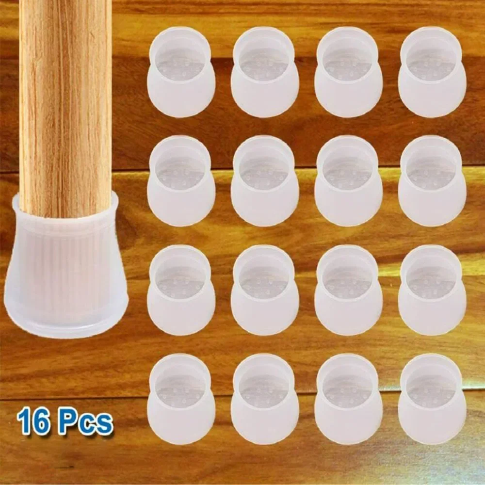 16Pcs/set Chair Foot Pad Cap Cover Chair Table Feet Furniture Leg Pad Protection Protector High quality New Set
