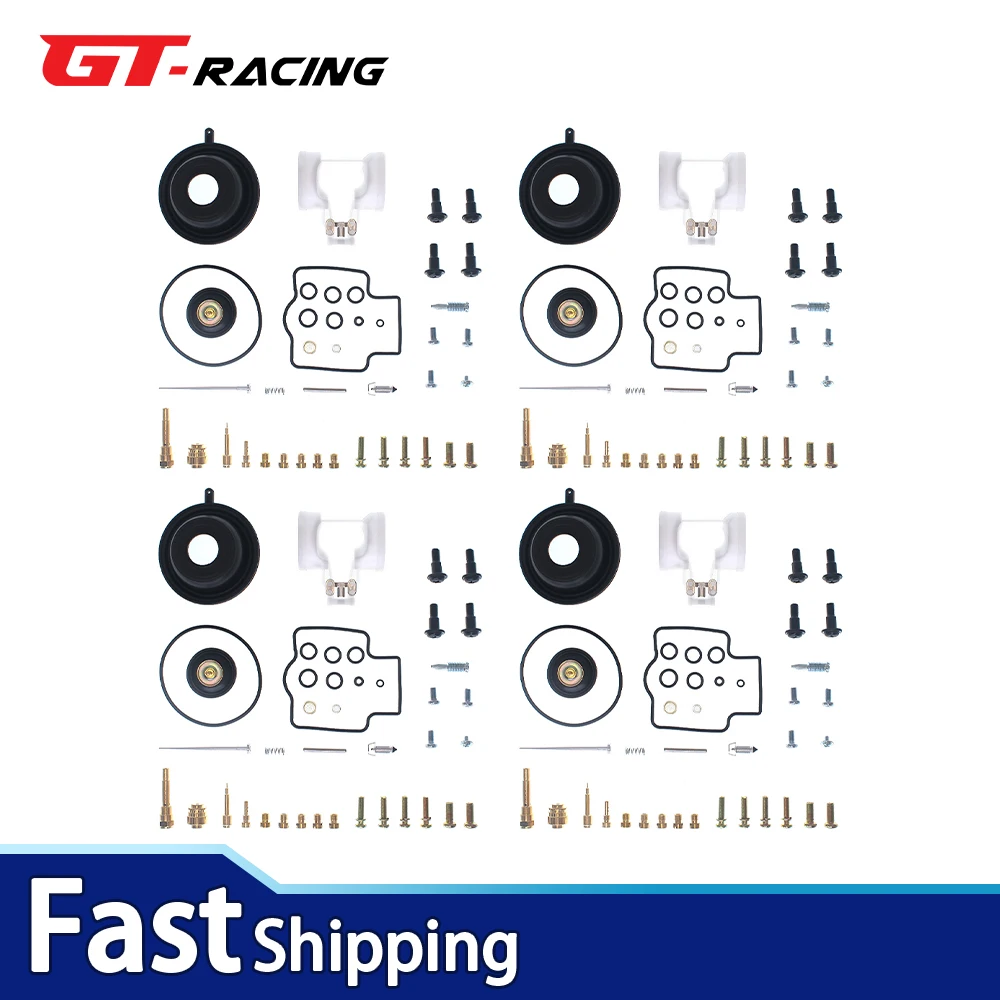 

4x Carburetor Rebuild Kit For KAWASAKI NINJA ZX-9R GPZ900R ZX900A/B/C 1994-2003